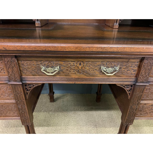 Edwards and Roberts Writing Desk, 1890 For Sale - Image 11 of 18