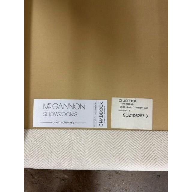 Contemporary Chaddock Custom Made Sectional For Sale - Image 3 of 3