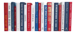 Decorative Books - Americana Books - Red and Blue Books By The Foot