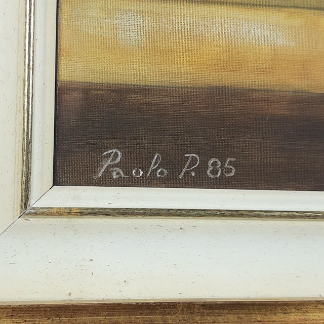 Paolo Polli, Still Life, 1980s, Oil on Canvas, Framed For Sale - Image 6 of 11