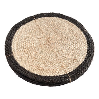 Jute Coil Round Placemats, Set Of 8 For Sale
