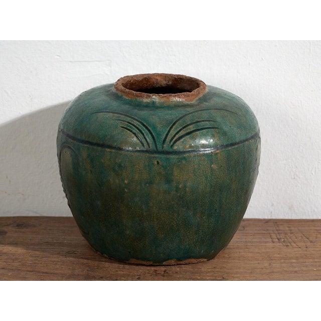 Antique Chinese Ceramic Vase For Sale - Image 5 of 8