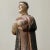 19th Century Spanish Hand Carved Polychrome Santo Sculpture For Sale In Philadelphia - Image 6 of 9