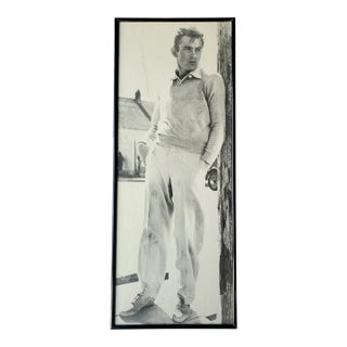Vintage James Dean Hollywood Regency Framed Wall Art Print For Sale