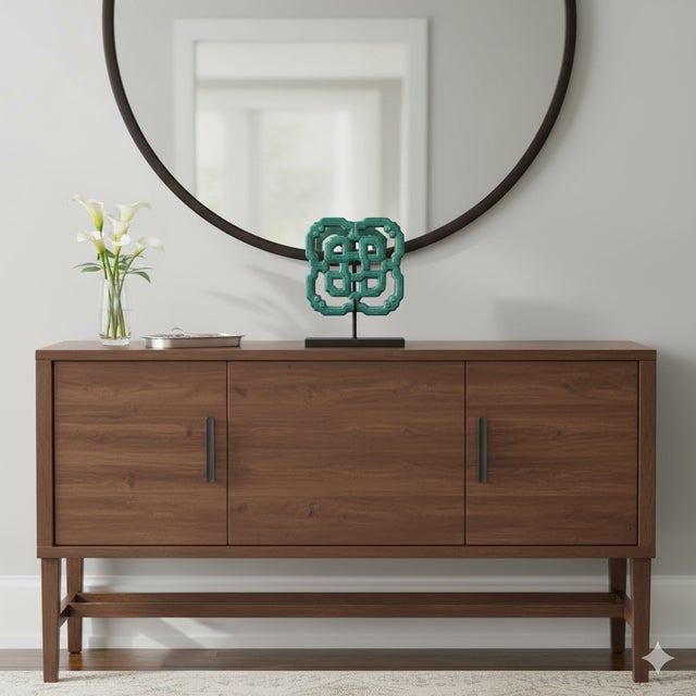 Sculpture Materials Chinese Eternal Knot Green Mix Glaze Wall Floor Clay Tile For Sale - Image 7 of 10