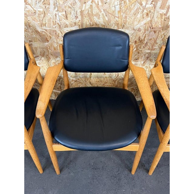 Danish Oak Dining Chairs, 1970s, Set of 4 For Sale - Image 15 of 18