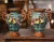 Pair of 19th Century French Barbotine Majolica Vases With Pears For Sale In Dallas - Image 6 of 11