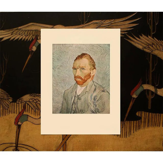 1950s 1950s After Vincent Van Gogh "Self-Portrait", Post-Impressionist First Edition Print For Sale - Image 5 of 10