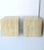 Contemporary Italian Travertine Marble End Tables, Pair For Sale - Image 3 of 17