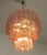 Pink Tronchi Chandeliers with 48 Pink Glasses in the Style of Toni Zuccheri, Murano, 1990, Set of 2 For Sale - Image 8 of 16
