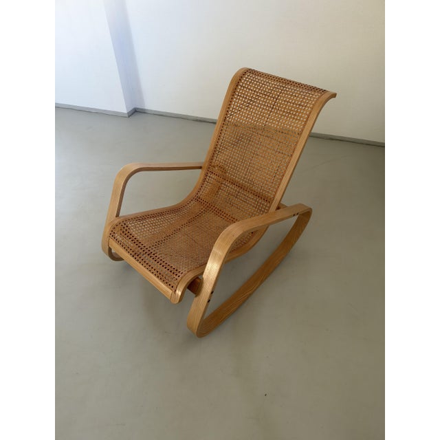 1970s Wo Rocking Chair by Luigi Crassevig for Crassevig, 1970s For Sale - Image 5 of 7