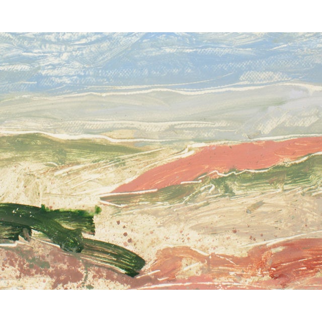 1980s 1980s Abstract Acrylic Landscape by Harry Hilson For Sale - Image 5 of 8