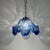 Blue Mid-Century Blue Murano Glass Pendant Lamp in the style of Mazzega, Italy, 1970s For Sale - Image 8 of 11