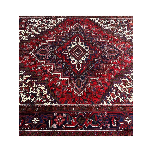8x10 Old Persian Heriz Area Rug - 501974 For Sale - Image 10 of 11