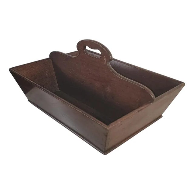 Early 19Thc Cutlery Box W/Dovetailed Construction. For Sale
