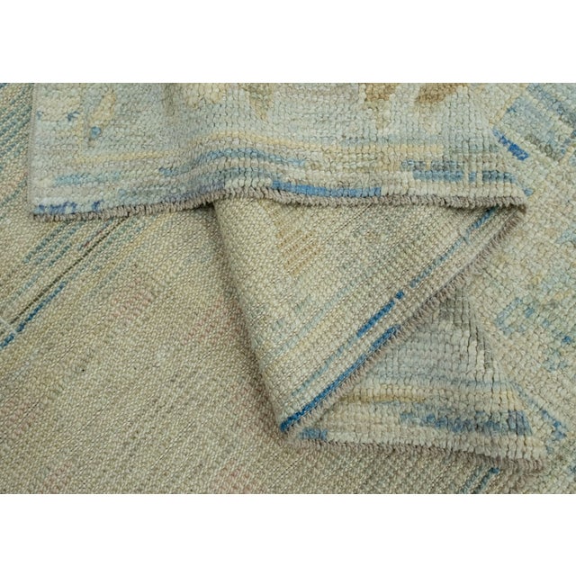 Textile Turkish Oushak Rug 8'8" x 11'5" #18537 For Sale - Image 7 of 8