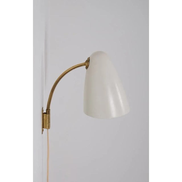 Wall Lamps attributed to Lisa Johansson-Papé for Orno, 1950s, Set of 2 For Sale - Image 3 of 9