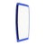French Vintage Scalloped Mirror, Blue, Circa 1970 For Sale - Image 4 of 9