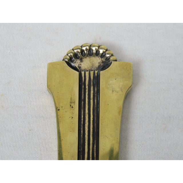 Antique Brass Letter Opener For Sale - Image 6 of 9
