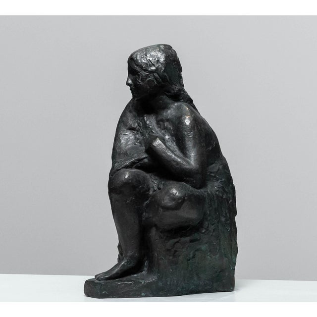 An exceptional and highly decorative bronze sculpture by renowned Swedish artist Thure Thörn, dating from the 1960s. This...
