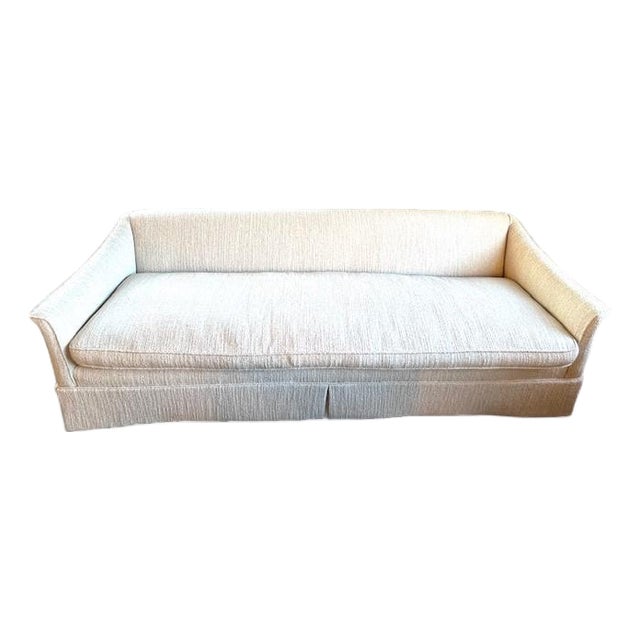 1960s Mid-Century Modern Sofa Upholstered in Boucle For Sale