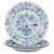Blue Onion Pattern Dinner Plates in Porcelain, Meissen, Germany, Set of 3 For Sale - Image 9 of 9