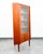 1960s Mid Century Danish Modern Corner Cabinet Teak Wood Bar Denmark Drawers Glass MCM For Sale - Image 5 of 11