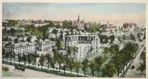 Early 20th Century Antique Northwestern University Print