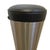 Stainless Steel Bar Stool with Leather Seat by Leo Thafvelin Johanson, Sweden For Sale - Image 6 of 9