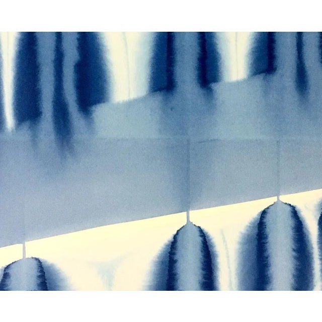 Abstract Contemporary Abstract Ink on Paper Painting "Hangar (Ref 20193)" by Martin Reyna For Sale - Image 3 of 3