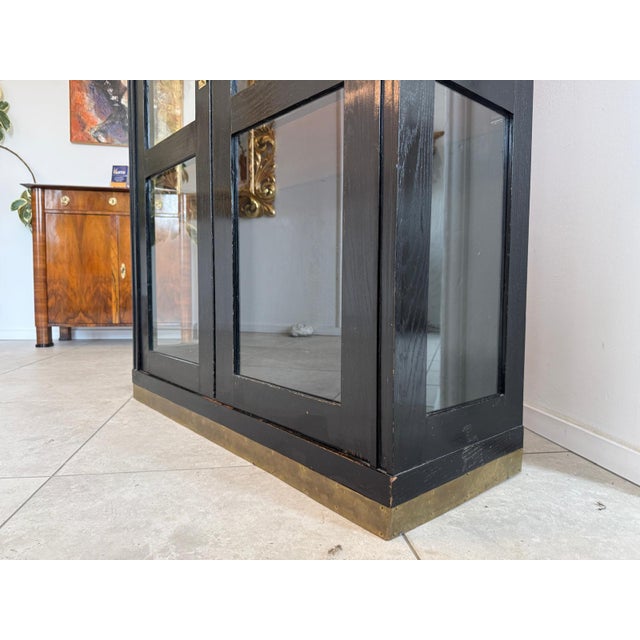 Paint Vintage Art Nouveau Display Cabinet, 1920s For Sale - Image 7 of 8