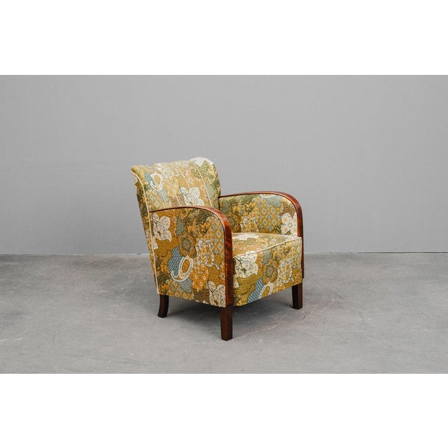 Vintage Art Deco Lounge Chairs in Birch and Pine, 1920s, Set of 2 For Sale - Image 3 of 18