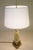 Gold 1930s Mutual Sunset Lamp Co. French Empire Deco Neoclassical Green Onyx Marble Brass Table Lamp For Sale - Image 8 of 13