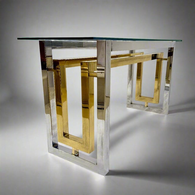 Mid-20th Century Architectural Console table by Romeo Riga, Italy For Sale - Image 12 of 18