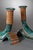 Cantagalli Ceramic Candleholders from Ics Vietri, Italy, Late 1930s, Set of 2 For Sale - Image 6 of 10