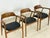 Danish Style Dining Chairs, Set of 3 For Sale - Image 3 of 13