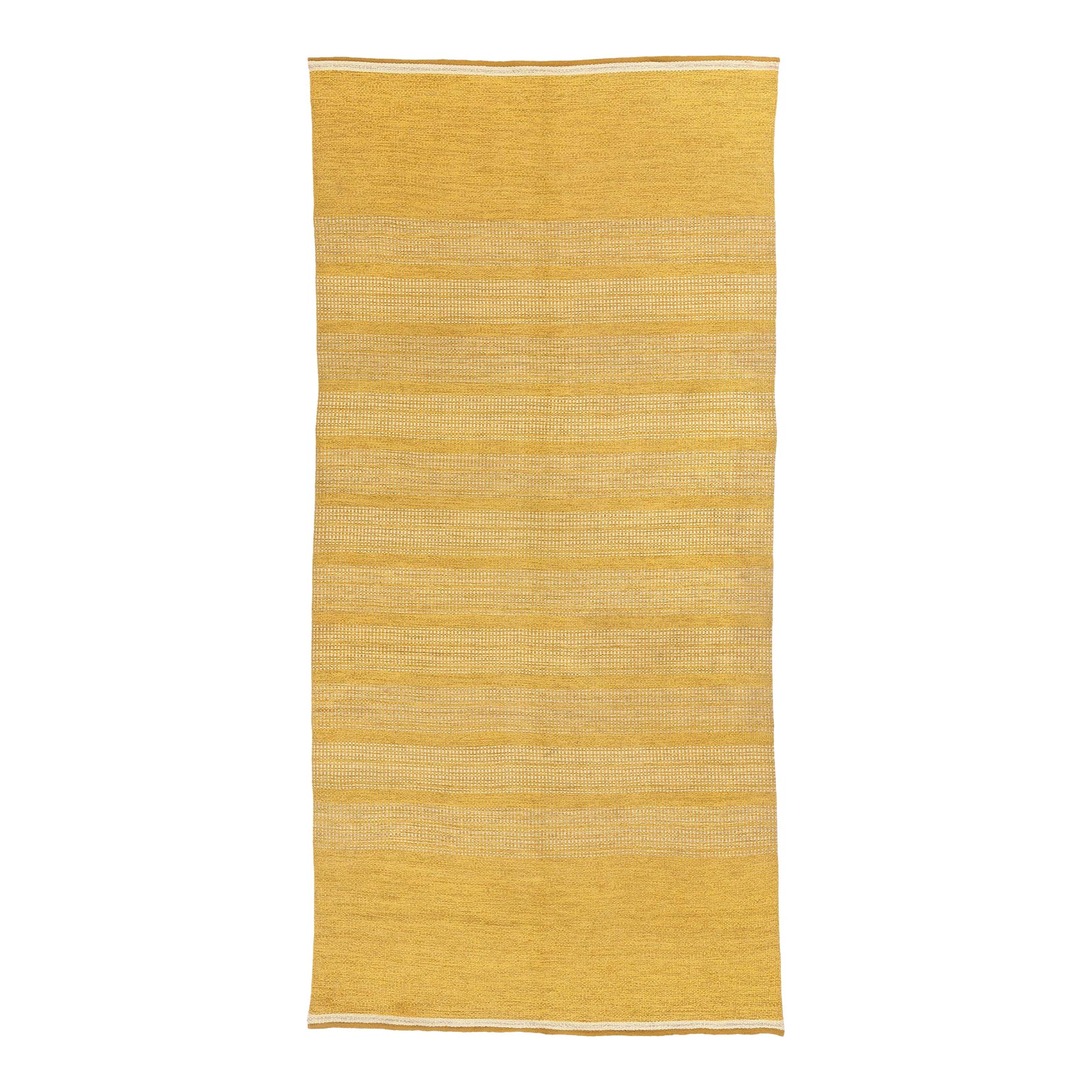 Vintage Gold Swedish Rollakan Rug - 05'11 X 12'05 | Chairish