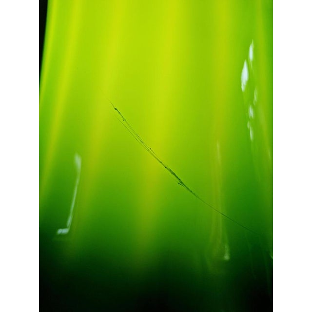 Pendant Light in Scalloped Green Opaline Glass from Peill & Putzler, 1970s For Sale - Image 14 of 17