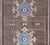 Turkish Oushak Rug With Bold Brown and Vibrant Blue Floral Medallions 2'7"x3'7" For Sale - Image 9 of 10