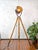 Metal Searchlight Spotlight Floor Lamp in Copper and Brass on Wooden Tripod by Francis Bolton, 1930s For Sale - Image 7 of 18