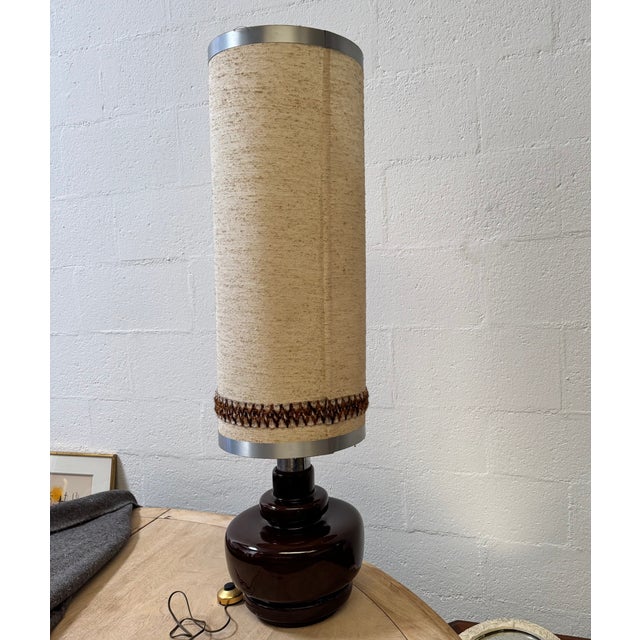 Vintage Ceramic Floor Lamp, 1970s For Sale - Image 13 of 16
