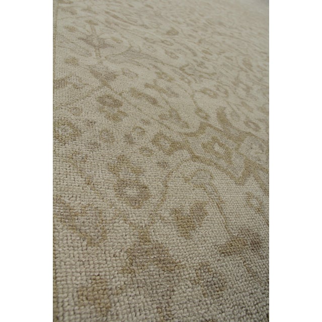 Textile Vith Ivory Hand knotted Wool Area Rug - 10'x14' For Sale - Image 7 of 8