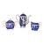 Early 20th Century Blue Willow Japan Coffee Pot, Creamer Jug and Sugar Set- 3 Pieces For Sale
