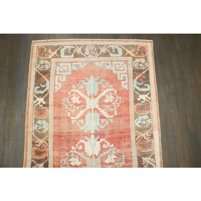 Art Nouveau Zabihi Collection Vintage Tibetan Rug, 3 X 5'5'' For Sale - Image 3 of 9