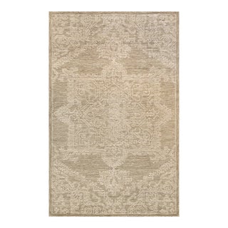 Pasargad Home Modern Green Area Rug, 5' 0'' X 8' 0'' For Sale