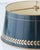 Traditional French Empire Brass Three-Light Bouillotte Lamp with Gilt Laurel Tôle Shade For Sale - Image 3 of 18