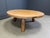Wood Large Brutalist Round Tripod Wooden Coffee Table, 1960s For Sale - Image 7 of 15