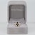 Modern Black Onyx Estate Ring With Earth-Mined Diamond Accent in Solid 10k Gold, Oval, Size 6 For Sale - Image 3 of 9