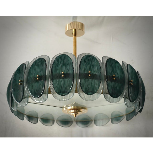 Vintage Pendant Light in Murano Art Glass, 2000 For Sale - Image 4 of 12