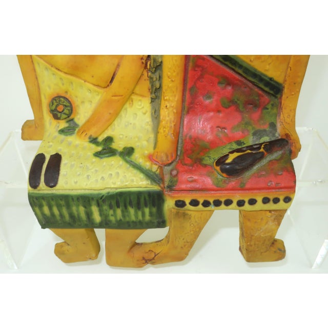 Marcello Fantoni for Raymor Caveman Couple Italian Art Pottery Shelf Sitter, 1960's For Sale In Atlanta - Image 6 of 16